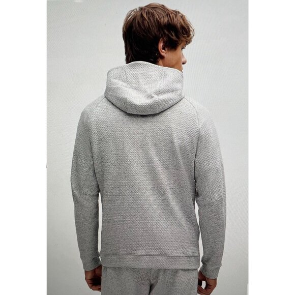 Lululemon Textured Double-Knit Cotton Hoodie Classic Fit Four-Way Stretch - Picture 2 of 16